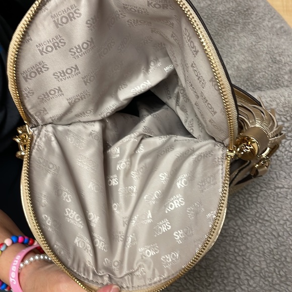 Michael Kors Gold leather medium purse. - Picture 7 of 7